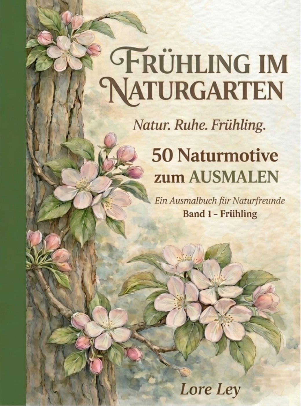 Frühling im Naturgarten - Ausmalbuch Cover